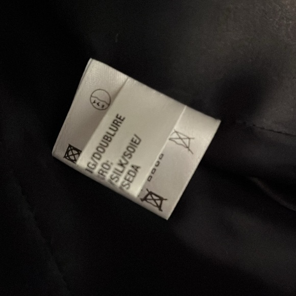 “SOLD” Escada Silk Lined Navy Blazer Single Breasted Multistripe Contrast Trim - Picture 10 of 16